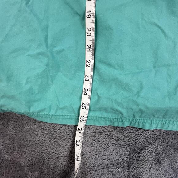 Vineyard Vines Anorak Pullover Mens Medium Navy Teal Hooded Half Zip Colorblock - Picture 10 of 12